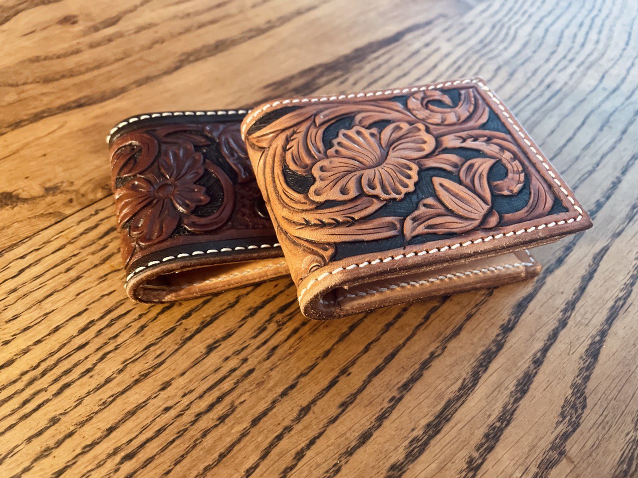 Tooled Front Pocket Wallet