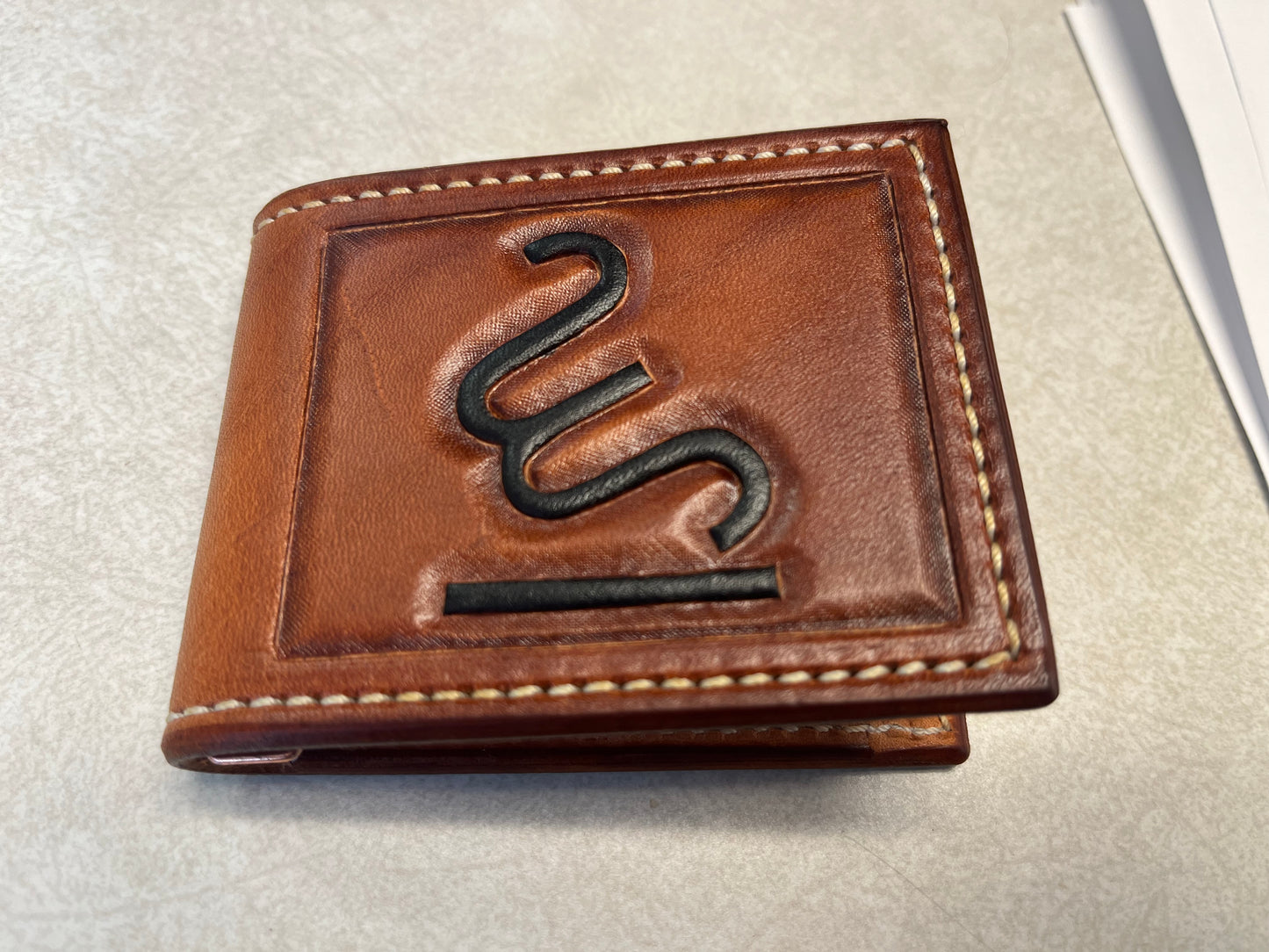 Tooled Front Pocket Wallet