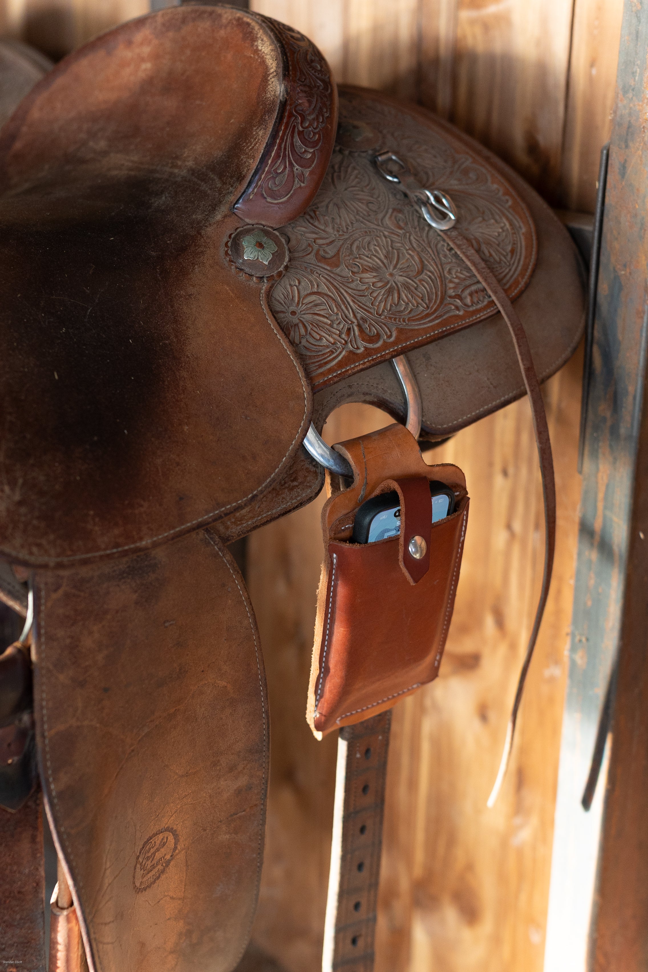 Cell Phone Holster for Saddle – Ezra Tech Ranch Gear