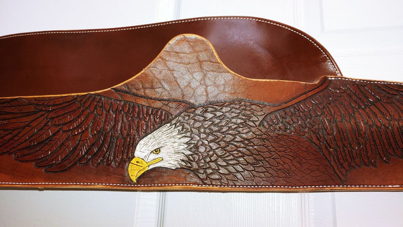 Truck Scabbard Hand Tooled Limited Edition (Eagle)