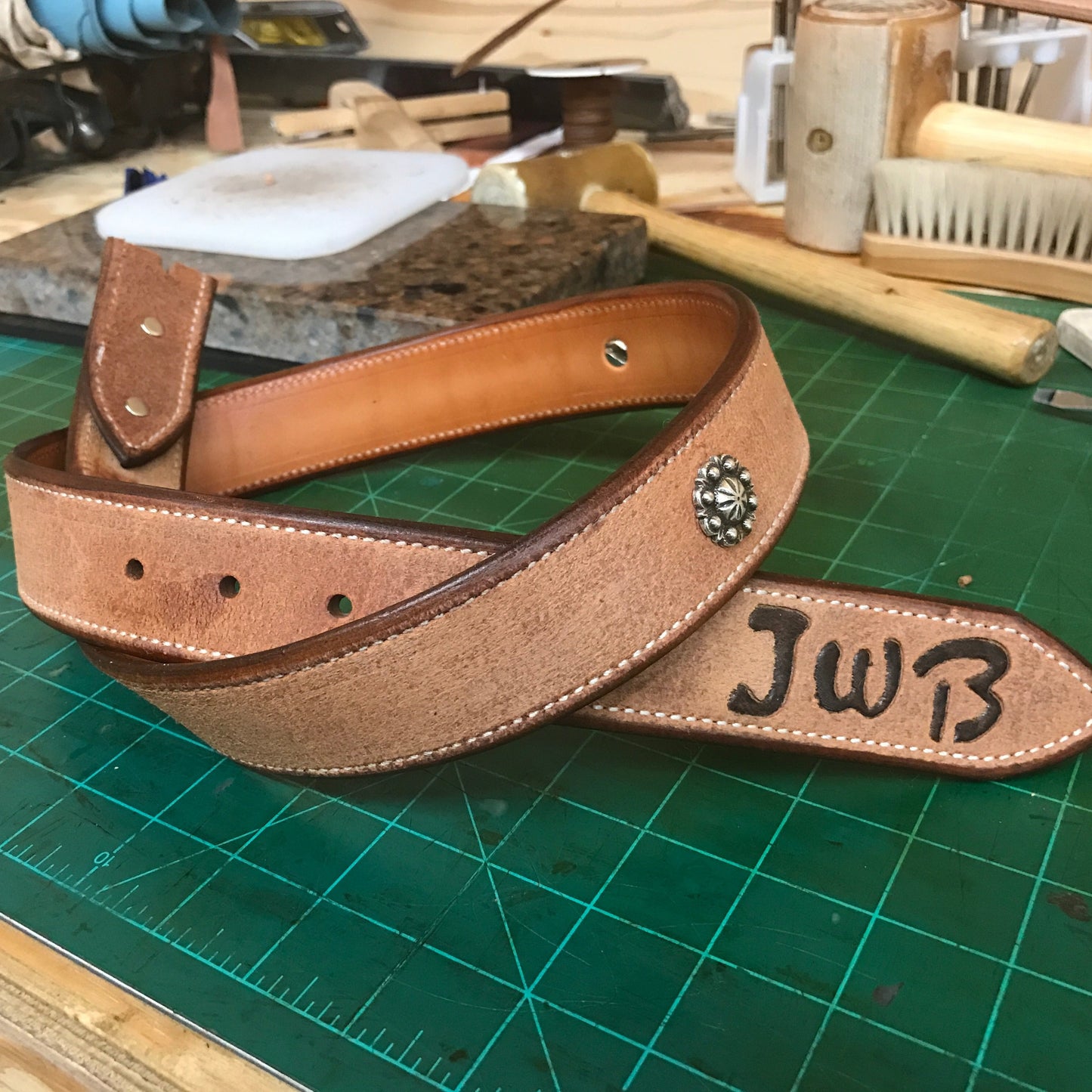 Hand Made Rough-out Belt